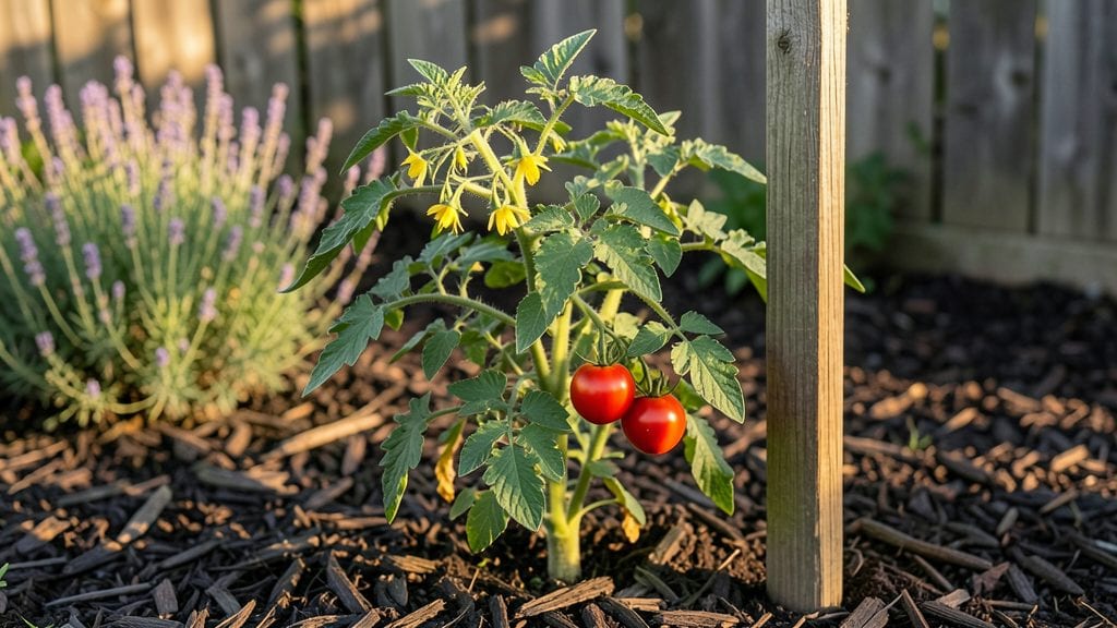 Bushsteak Tomato Plants: Vertical Garden Duo for Compact Spaces