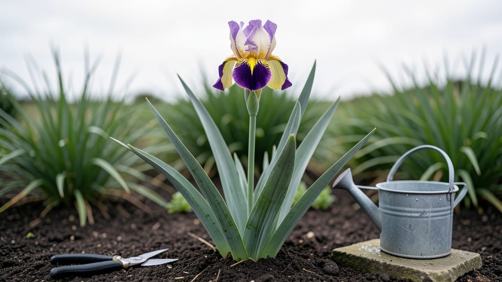 Zebra Iris Plants: Bold Purple-Striped Stunners for Sunlit Gardens